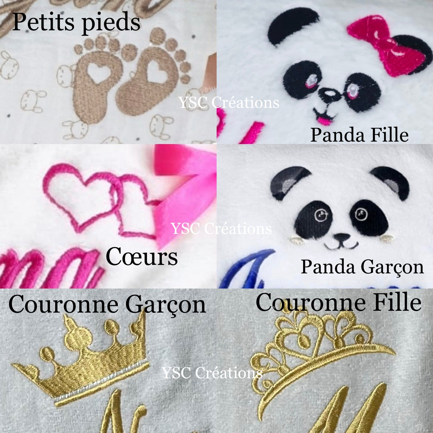 Gigoteuse bébé en minky personnalisée