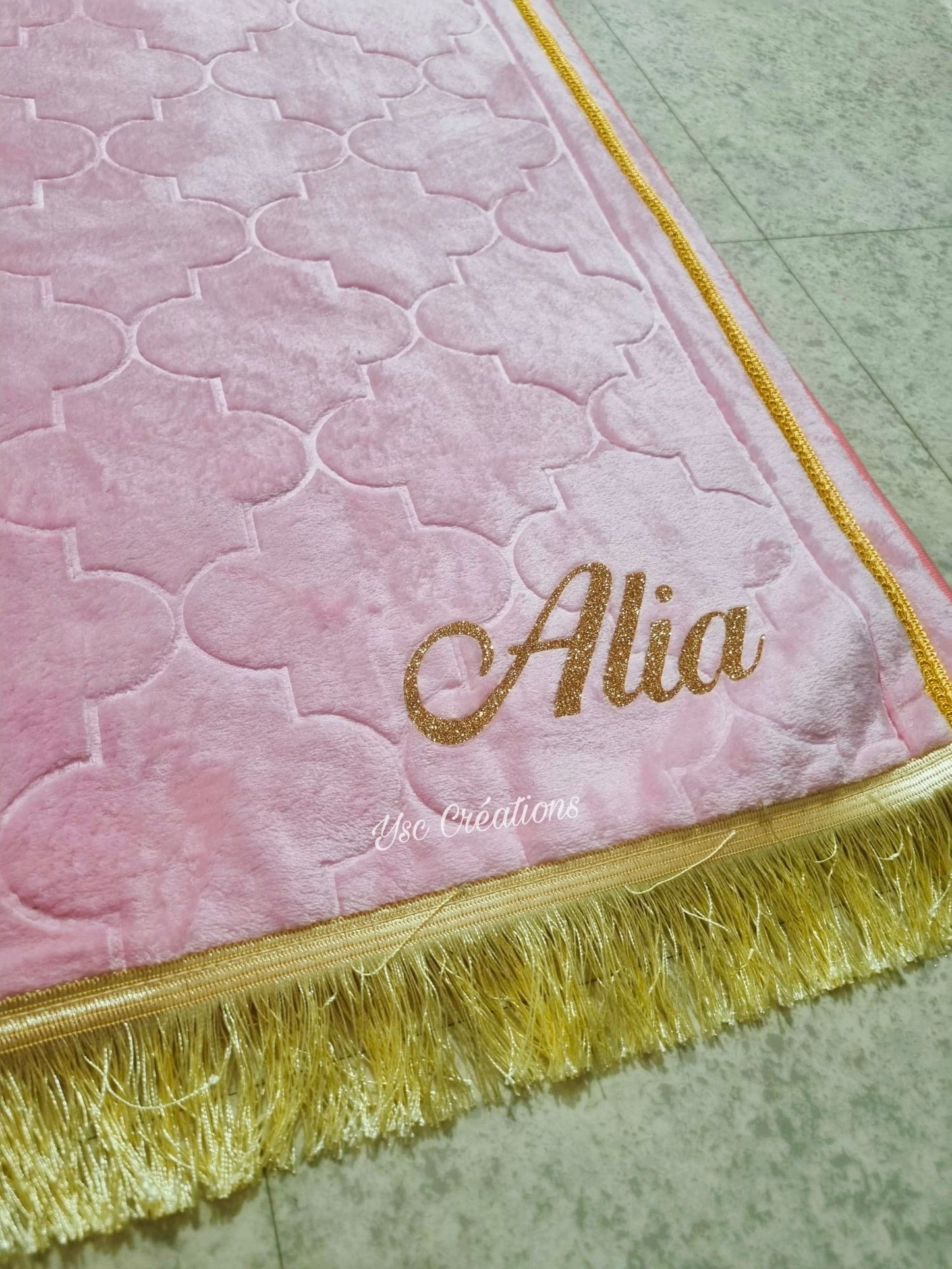 Tapis de prière personnalisé forme dôme