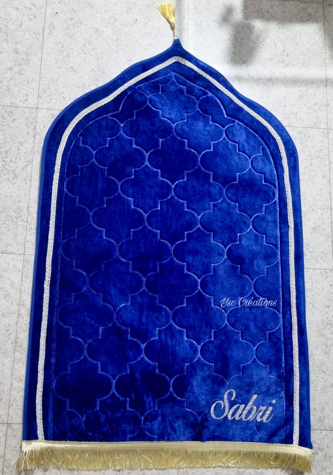 Tapis de prière personnalisé forme dôme