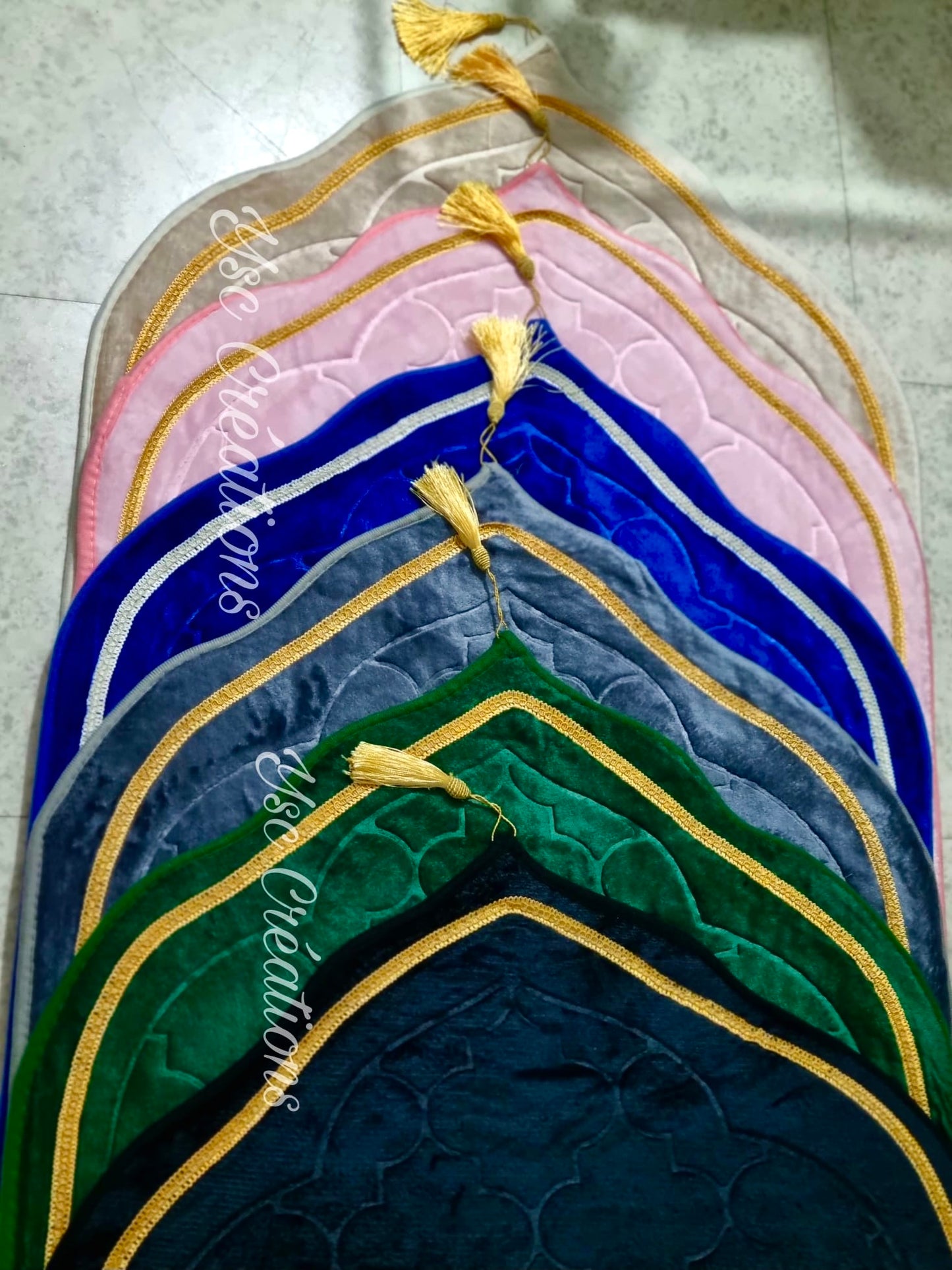 Tapis de prière personnalisé forme dôme