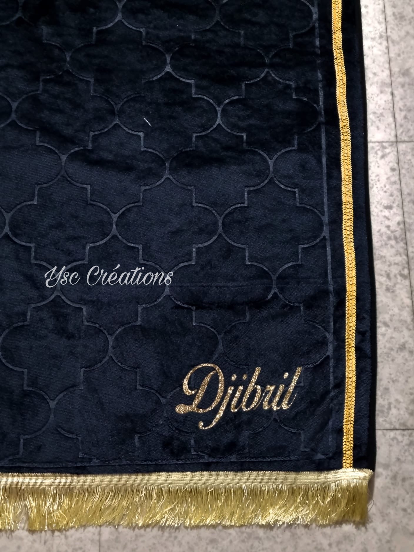 Tapis de prière personnalisé forme dôme