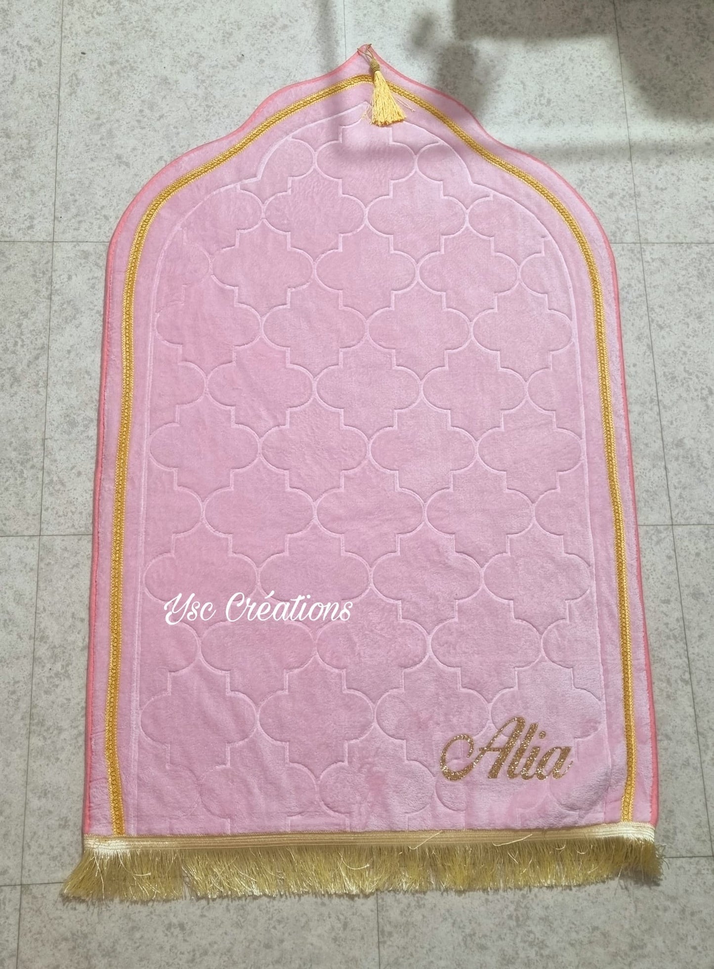 Tapis de prière personnalisé forme dôme