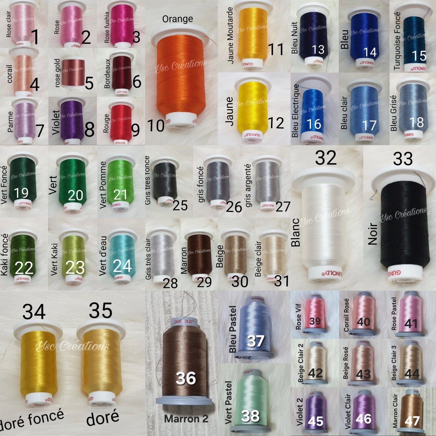 Couleurs de Broderie