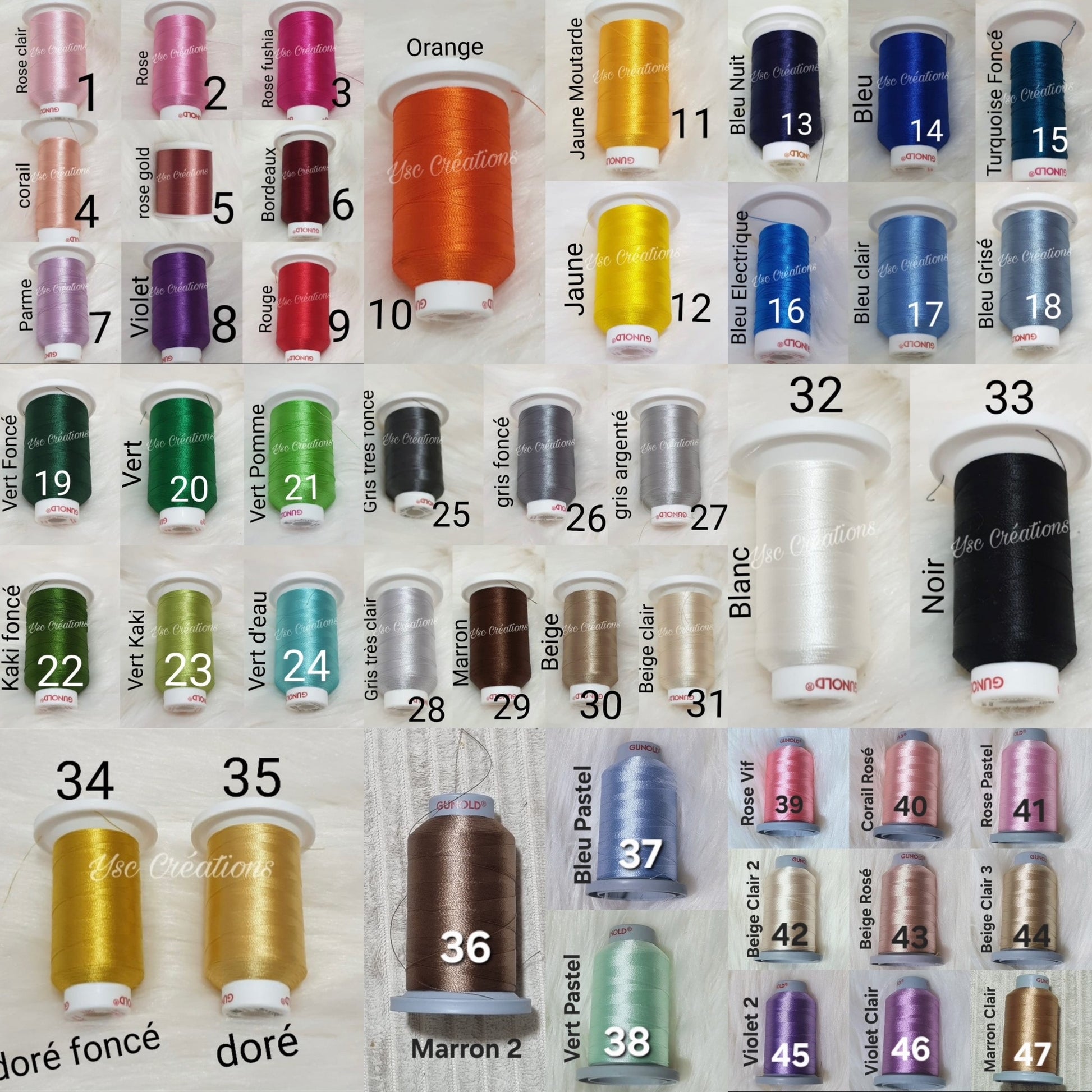 Couleurs de Broderie